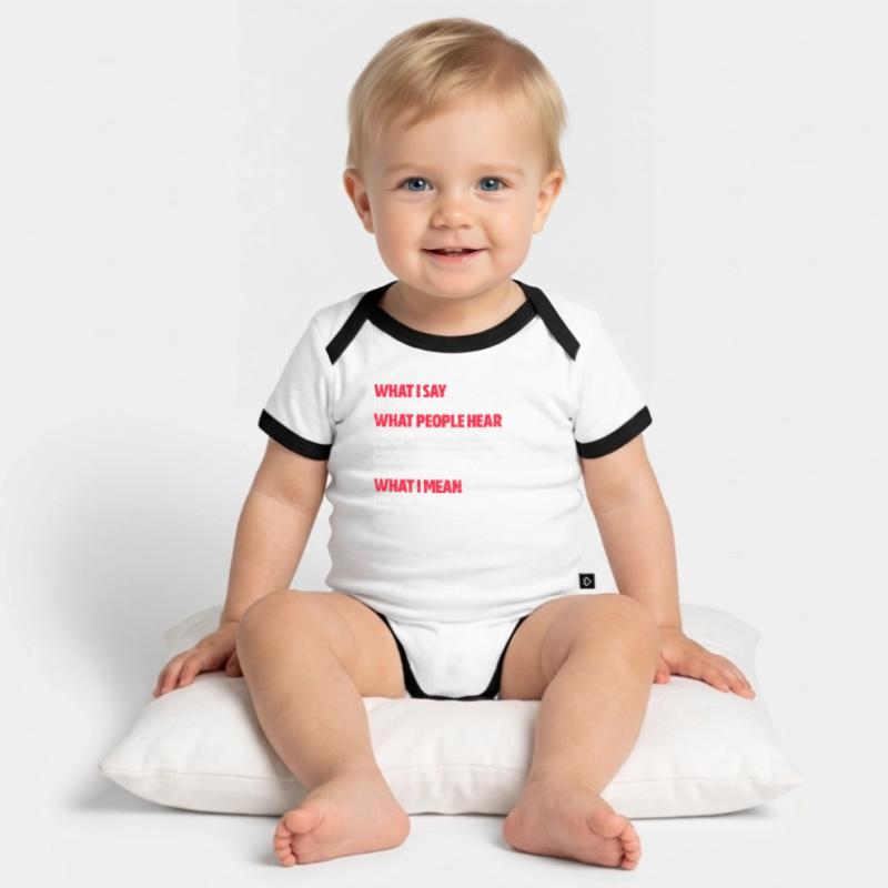 Software developer Organic Baby Contrasting Bodysuit