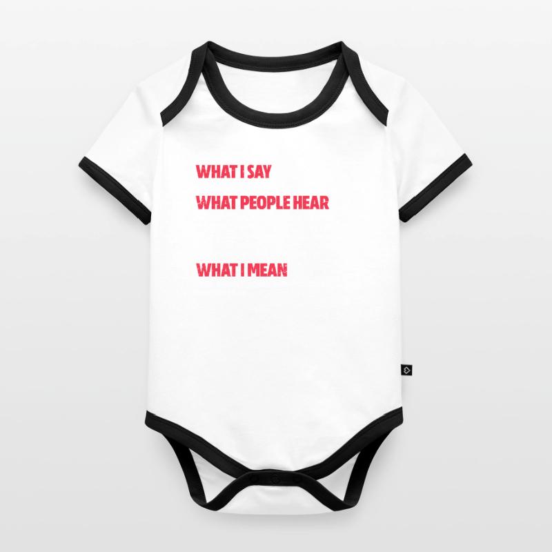 Software developer Organic Baby Contrasting Bodysuit
