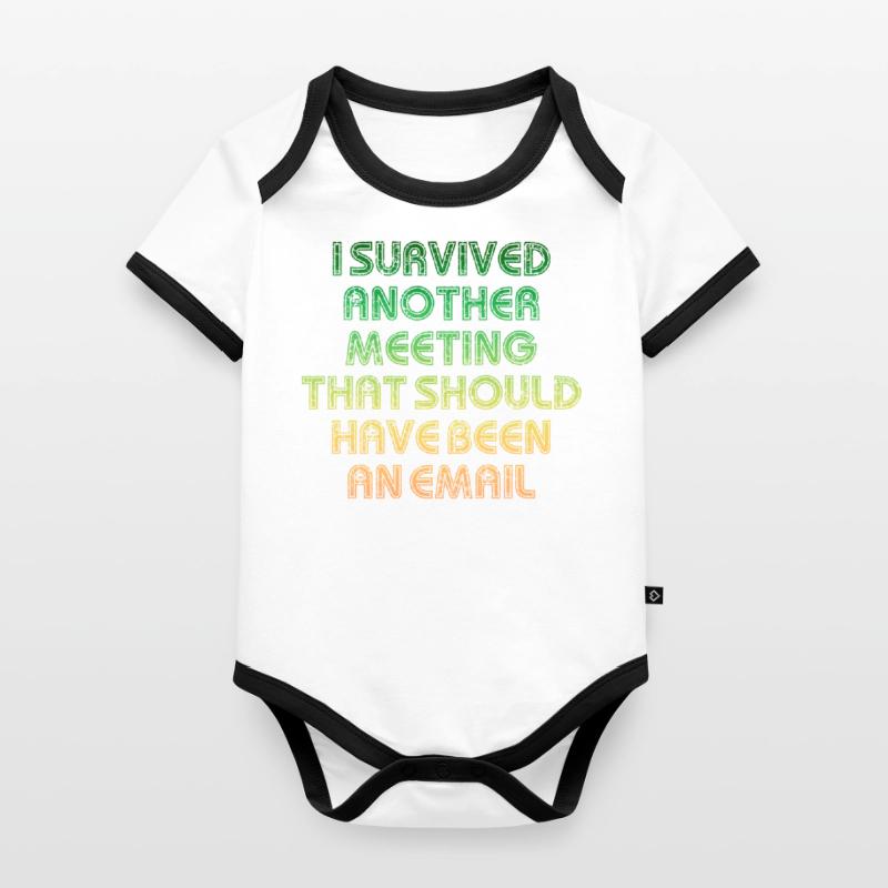Treffen, das ein E-Mail-Angebot hätte sein sollen Baby Bio-Kurzarm-Kontrastbody
