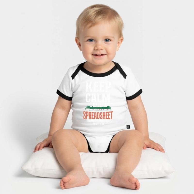 Comptable Comptable Comptable Comptabilité Body Bébé bio contrasté manches courtes