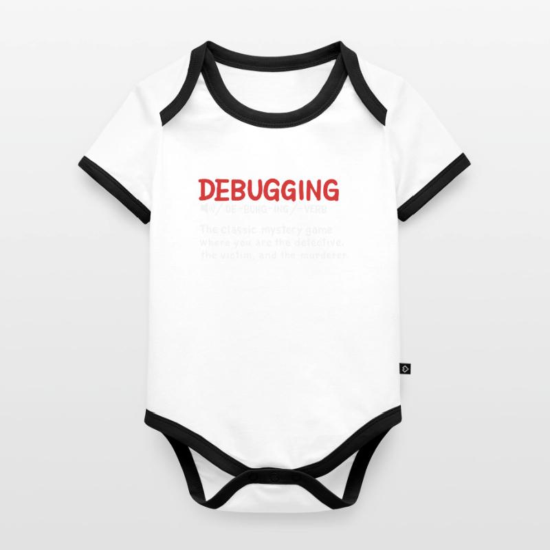 Debugging dictionary styled Definition Body Bébé bio contrasté manches courtes