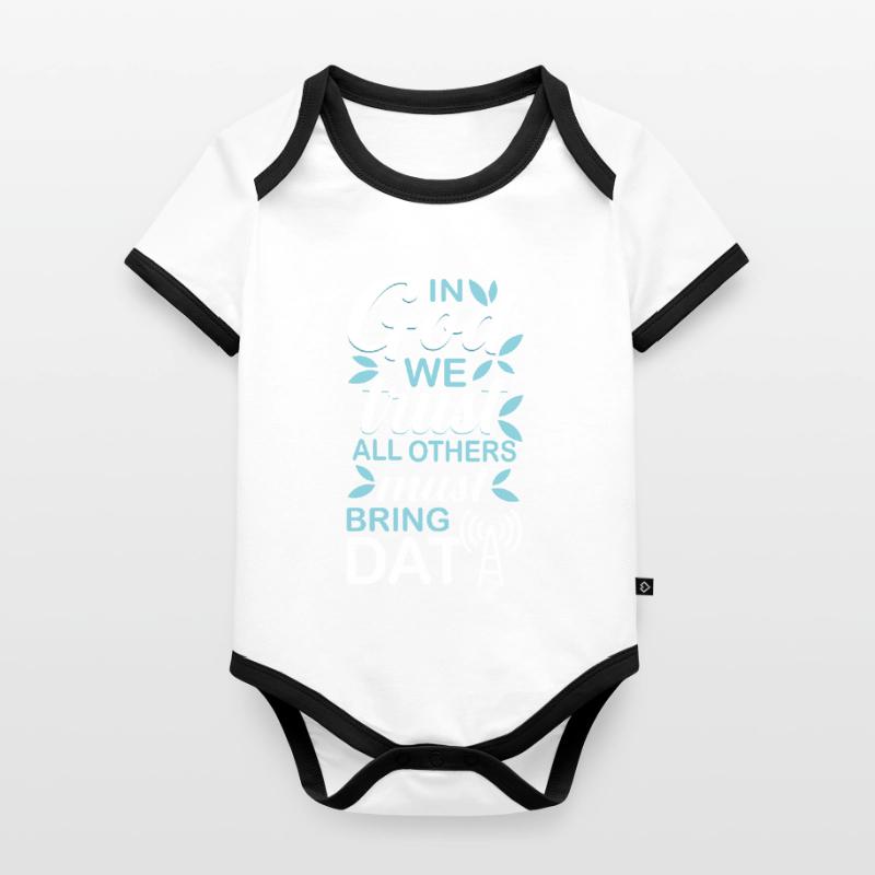 Programmierer Debugging Baby Bio-Kurzarm-Kontrastbody
