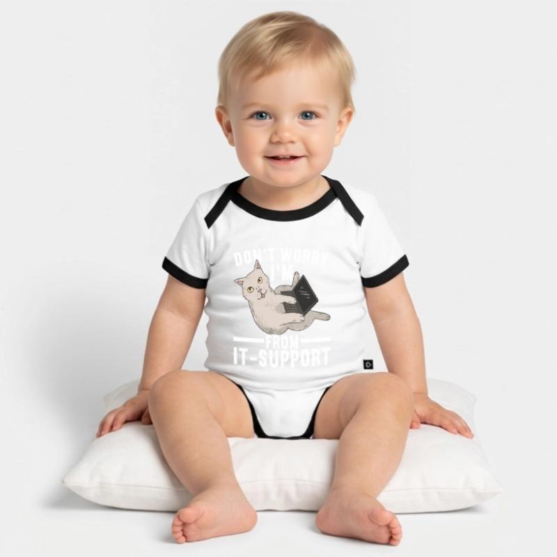 Programmers Programming Computer Scientists Organic Baby Contrasting Bodysuit