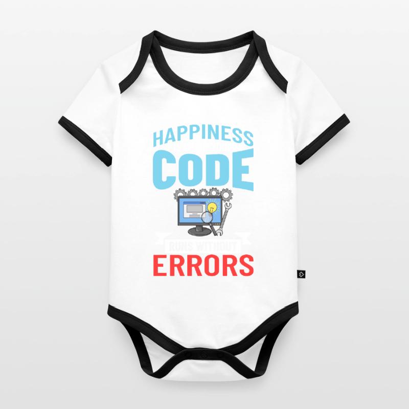 Software Development Software Developer Developer Organic Baby Contrasting Bodysuit