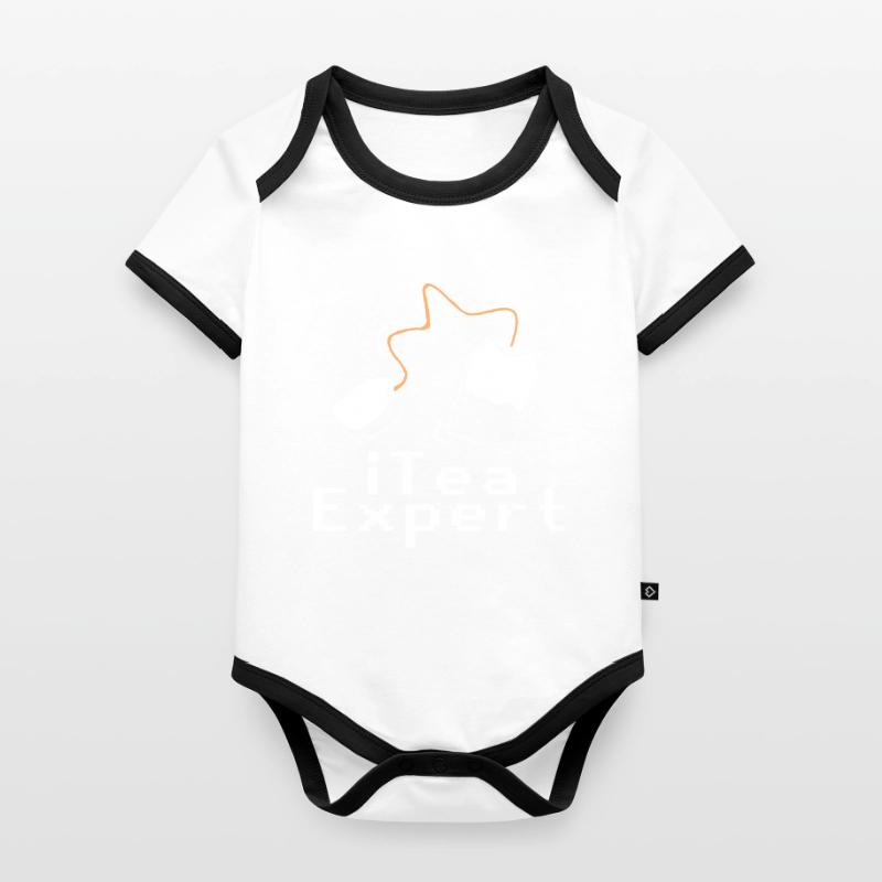 Itea Expert Computer Software Programmer Baby Bio-Kurzarm-Kontrastbody