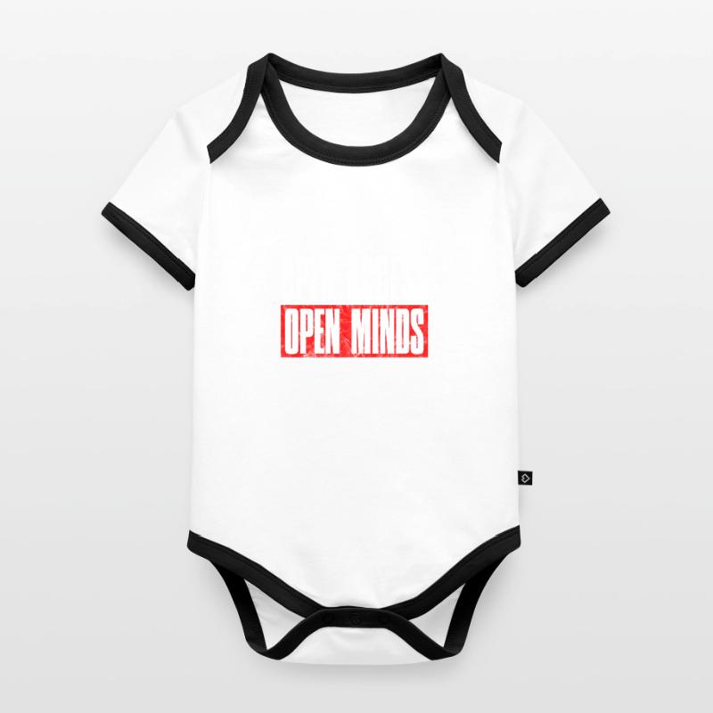 Open Access Open Mind for Hacker and Coder Baby Bio-Kurzarm-Kontrastbody
