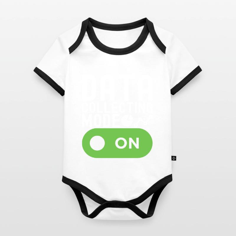 Data Science Datenanalyst Baby Bio-Kurzarm-Kontrastbody