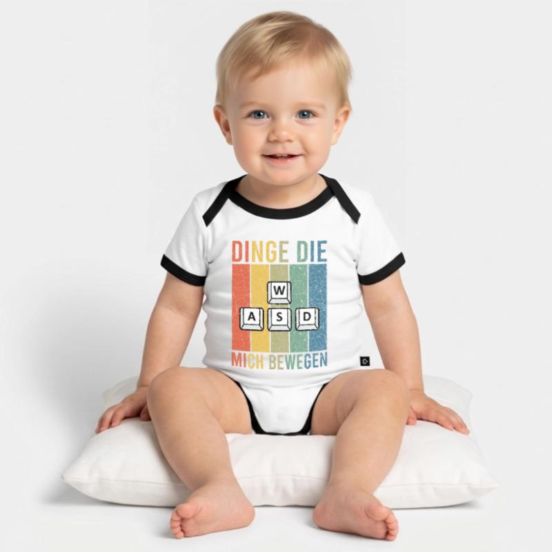IT, PC Accessories Storage Devices Evolution Computer Organic Baby Contrasting Bodysuit