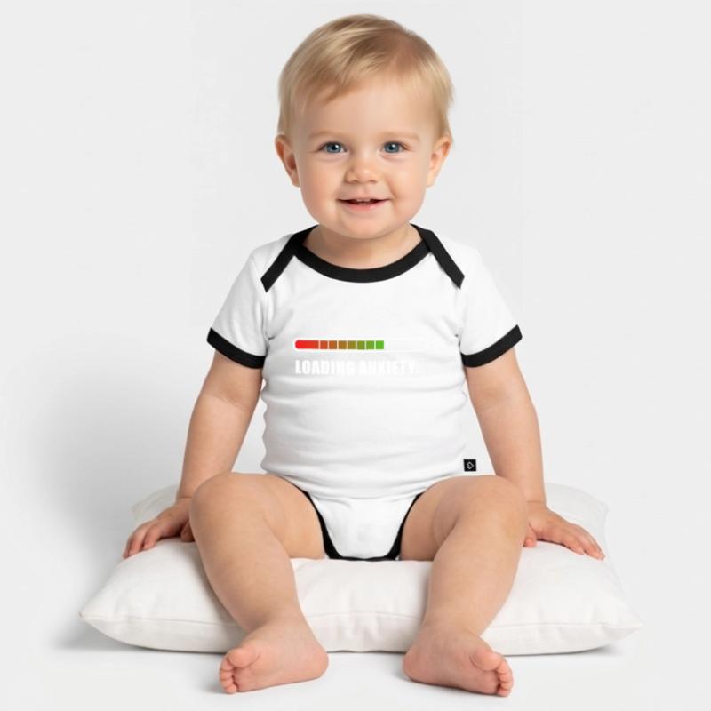 Loading Anxiety... Organic Baby Contrasting Bodysuit