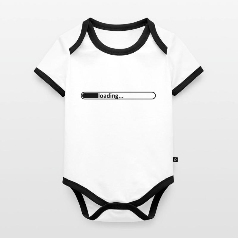 Loading bar / / loading / / / / Load loads / / Organic Baby Contrasting Bodysuit