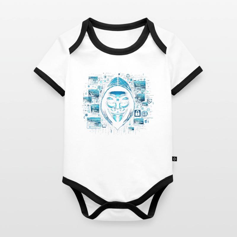 Programmer Programming Computer Science Organic Baby Contrasting Bodysuit