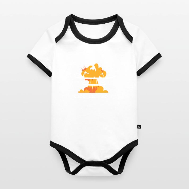 Linux Funny Linux Command Sudo RM RF pour Homme Body Bébé bio contrasté manches courtes