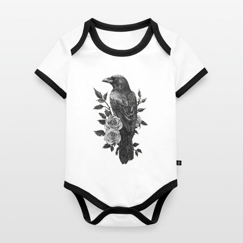 Rabe Baby Bio-Kurzarm-Kontrastbody