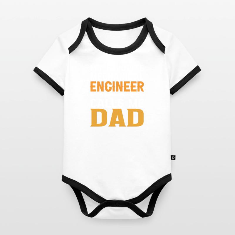 Engineer Brain Mechanical Engineering Electrical Engineering Son Organic Baby Contrasting Bodysuit