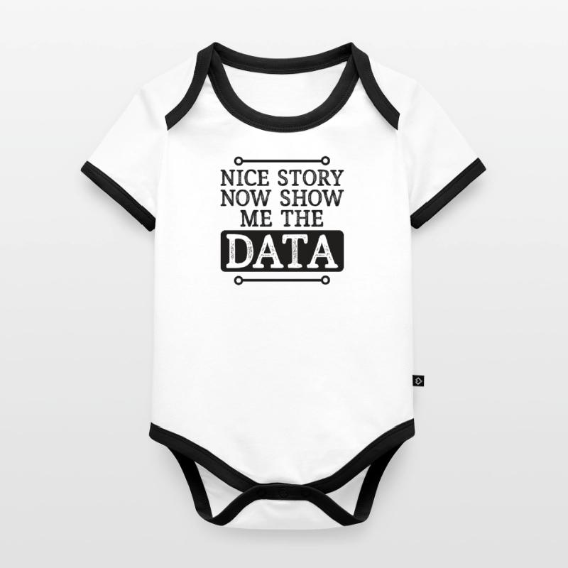 Deep Learning, Machine Learning, AI, AI Data Analysis Organic Baby Contrasting Bodysuit