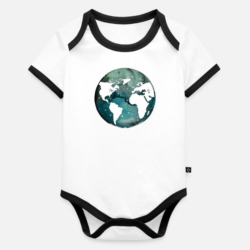 16BB0739 7080 4490 B5E3 3A71D525EBE0 - Organic Baby Contrasting Bodysuit - white/black 