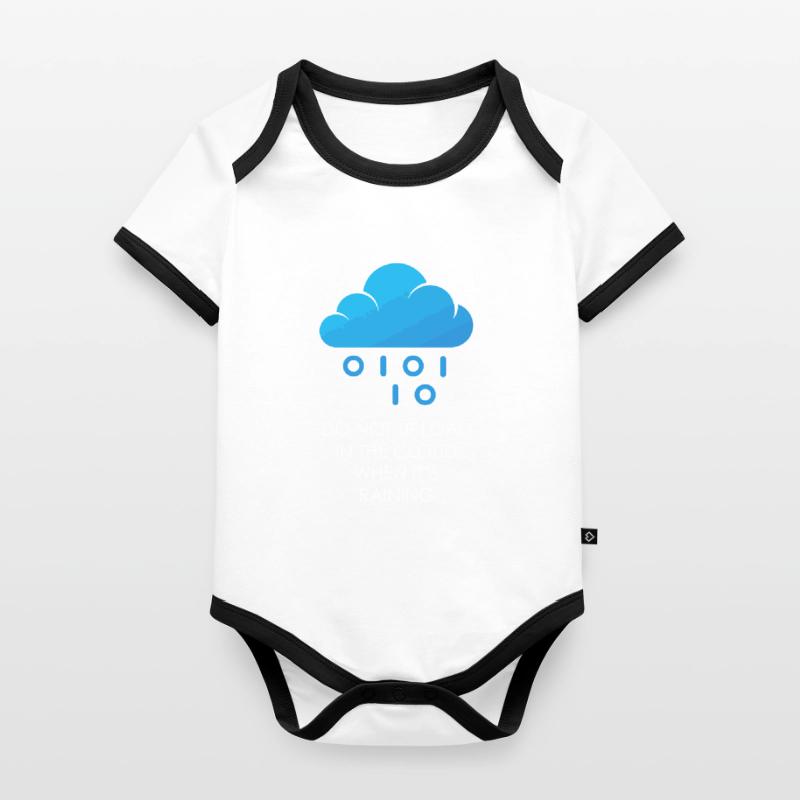 Programmeur Coder Développeur de logiciels Body Bébé bio contrasté manches courtes