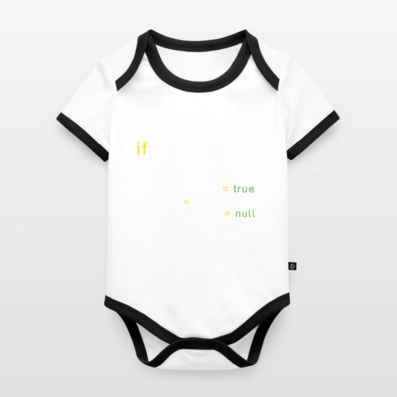 Programmierer Coding Baby Bio-Kurzarm-Kontrastbody