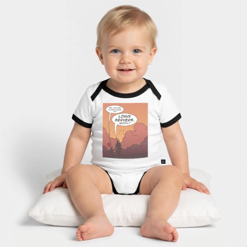 Lustiges Coding Programmiersprachen Design Baby Bio-Kurzarm-Kontrastbody