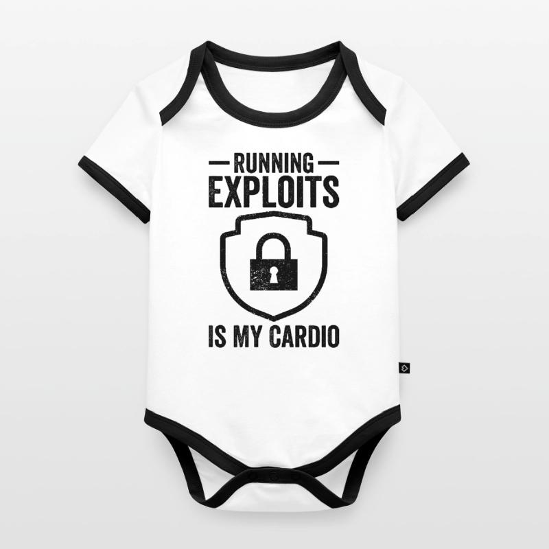 Cybersecurity Computer Security Cybersecurity Organic Baby Contrasting Bodysuit