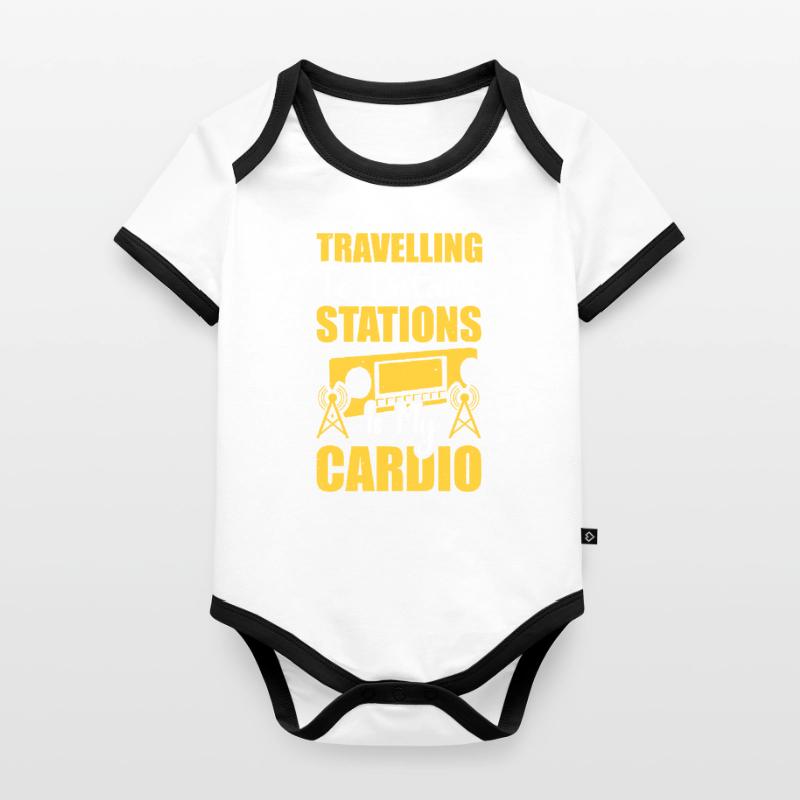 Program Speaker Radio Tower Presenter Cardio Organic Baby Contrasting Bodysuit