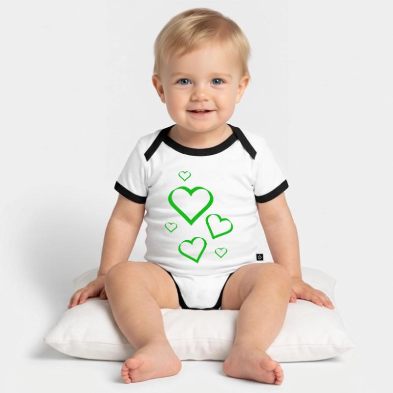 Muttertags Geschenk Mutter Muttertag Geschenkidee  Baby Bio-Kurzarm-Kontrastbody