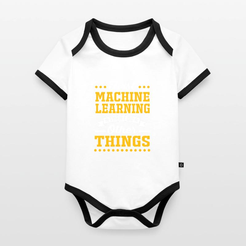Programmierer Coder GPT Baby Bio-Kurzarm-Kontrastbody