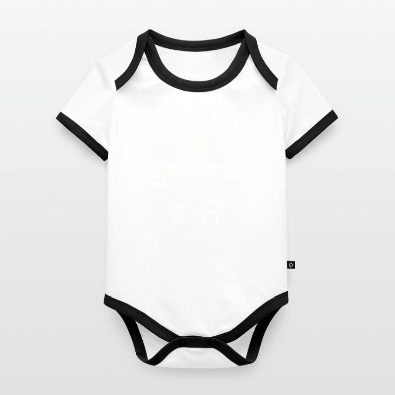 Computer IT Witz Lustig Programmierer Geek Linux Baby Bio-Kurzarm-Kontrastbody