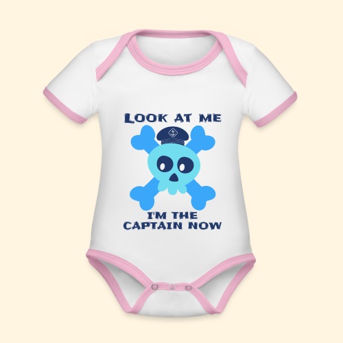 Look At Me - Organic Baby Contrasting Bodysuit