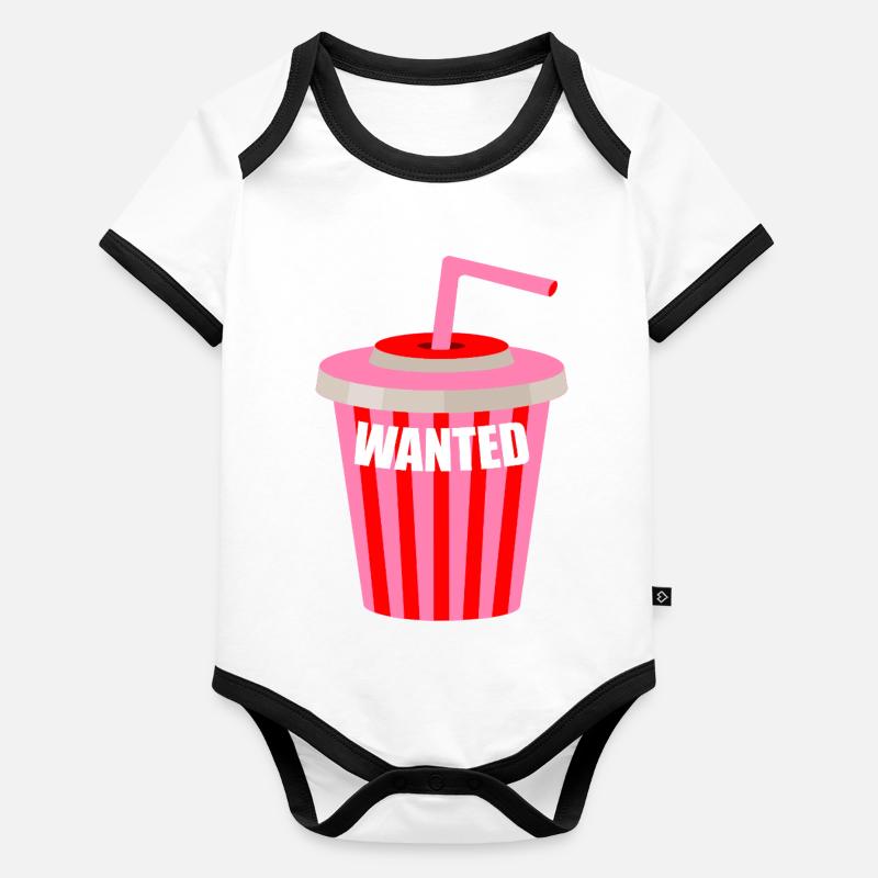 Milkshake wanted Organic Baby Contrasting Bodysuit