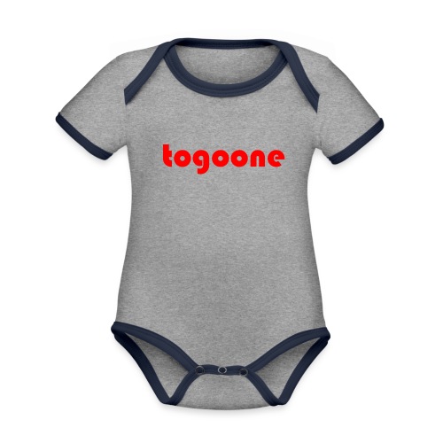 togoone official - Baby Bio-Kurzarm-Kontrastbody