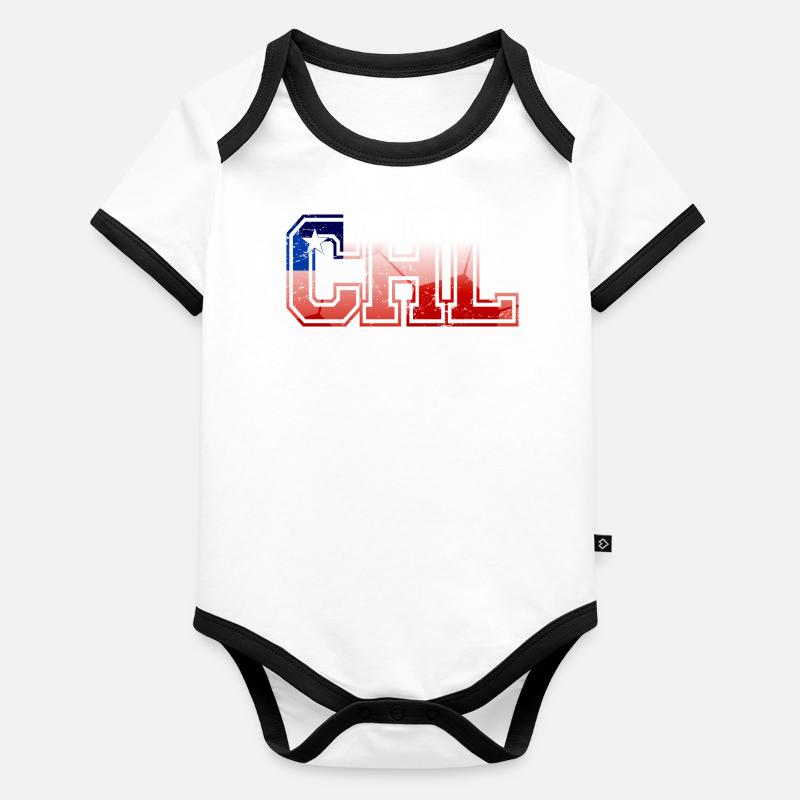 CHL Chili Body Bébé bio contrasté manches courtes