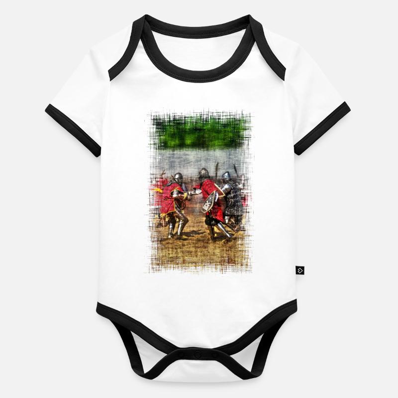 0084 Ritter Baby Bio-Kurzarm-Kontrastbody