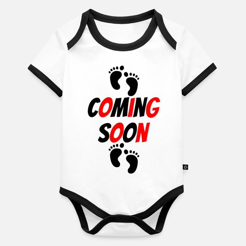 coming soon !! Organic Baby Contrasting Bodysuit
