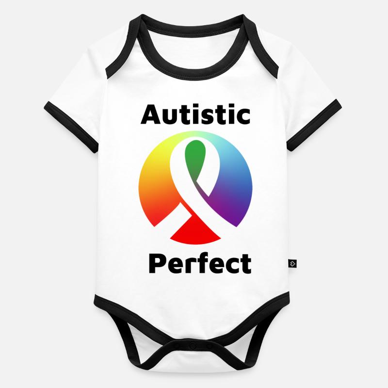 Autistic Perfect Organic Baby Contrasting Bodysuit