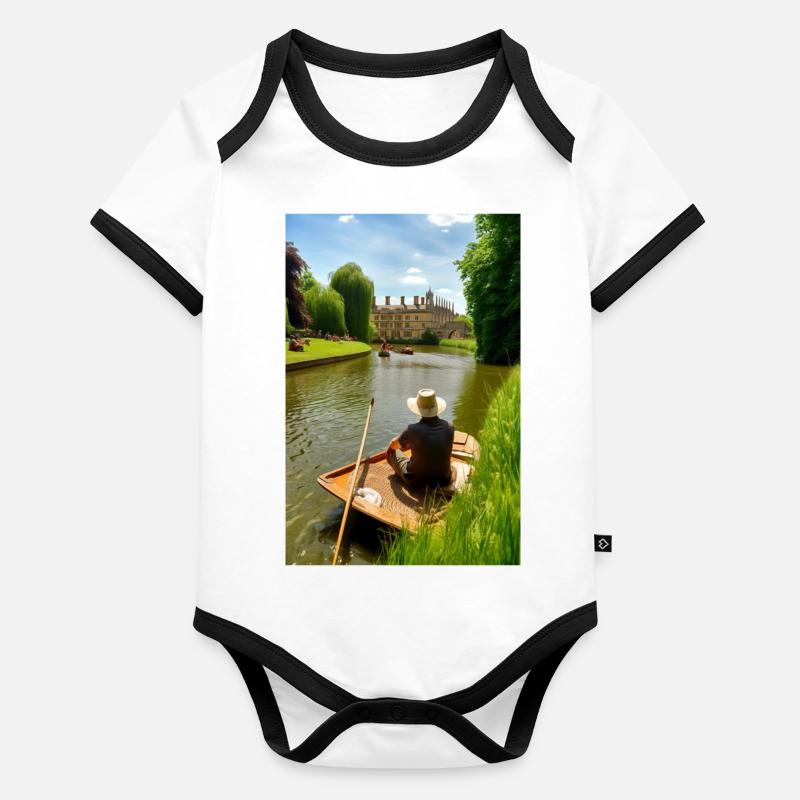 Martin Bond Style 2 Cadeau Body Bébé bio contrasté manches courtes