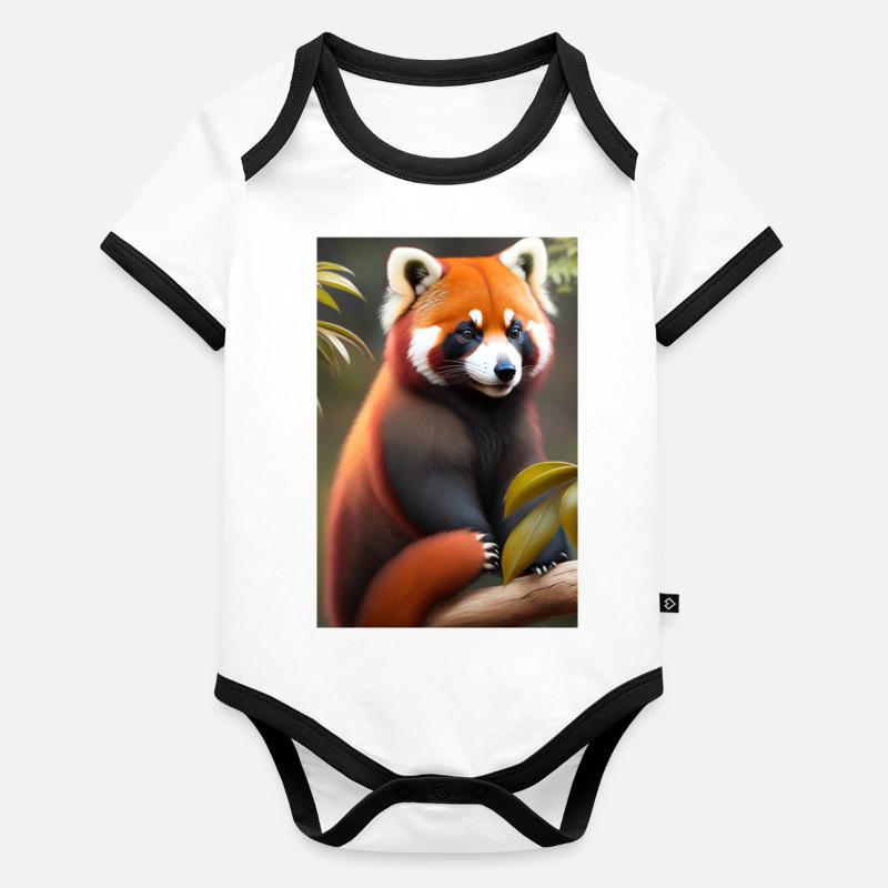 Pandamonium Organic Baby Contrasting Bodysuit