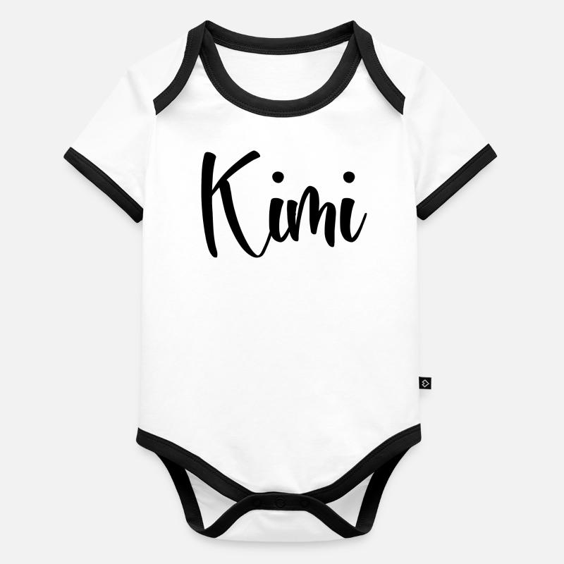 Nom - Kim Body Bébé bio contrasté manches courtes