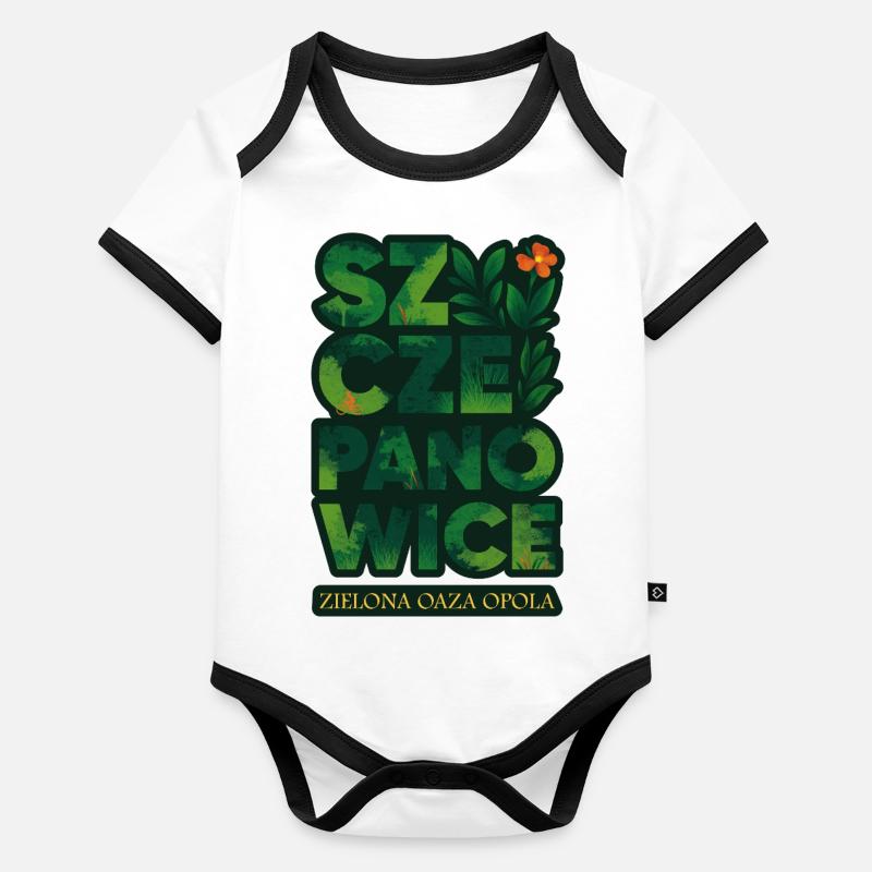 Szczepanowice – de verdure d’Opole Body Bébé bio contrasté manches courtes