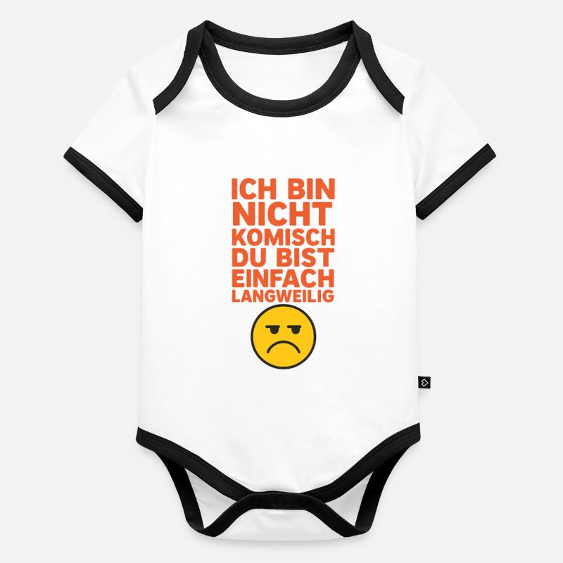 Design - Baby Bio-Kurzarm-Kontrastbody - 