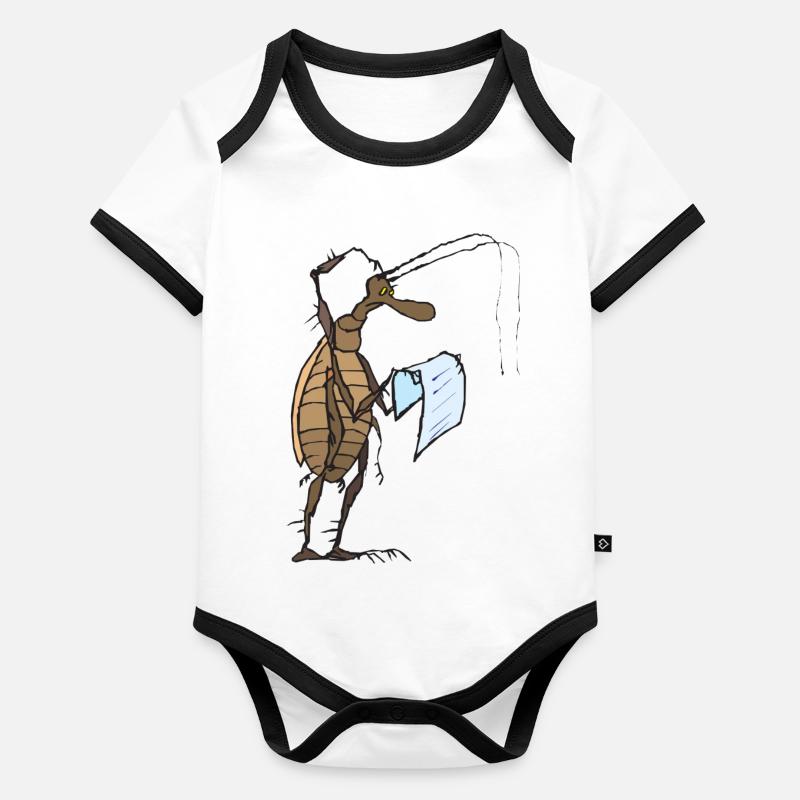 Insek 138 Organic Baby Contrasting Bodysuit