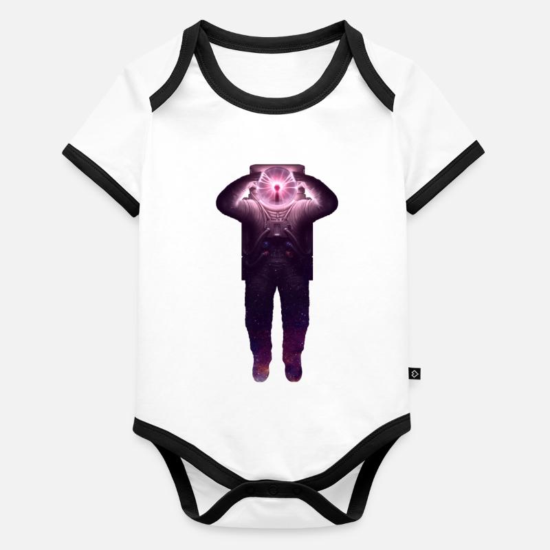 Mind blown Organic Baby Contrasting Bodysuit