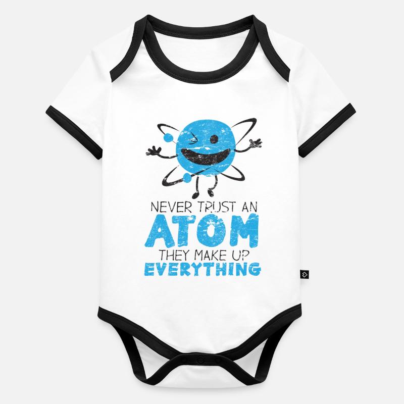Atom Baby Bio-Kurzarm-Kontrastbody