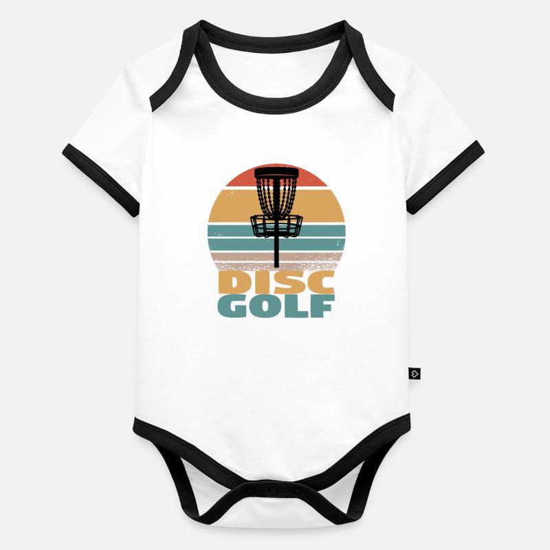 Disc Golf Discgolf Ultimate Discgolf Spieler Disc Baby Bio-Kurzarm-Kontrastbody