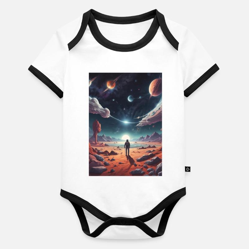 Bugi Mändel 2024/03 Baby Bio-Kurzarm-Kontrastbody