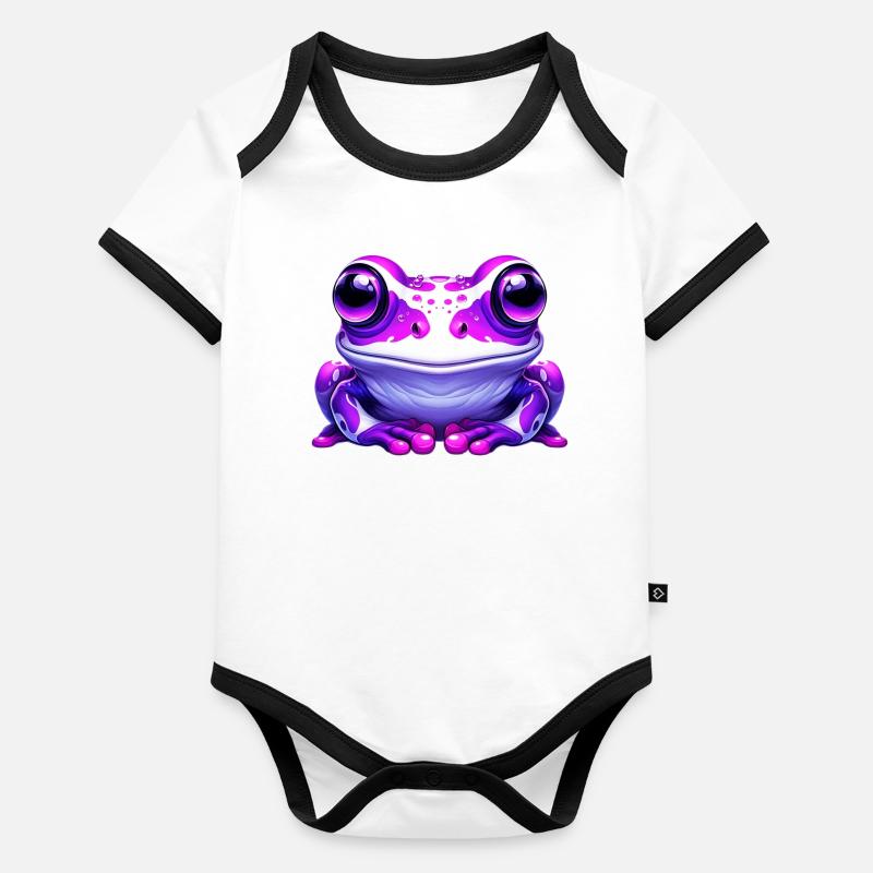 Frog Organic Baby Contrasting Bodysuit