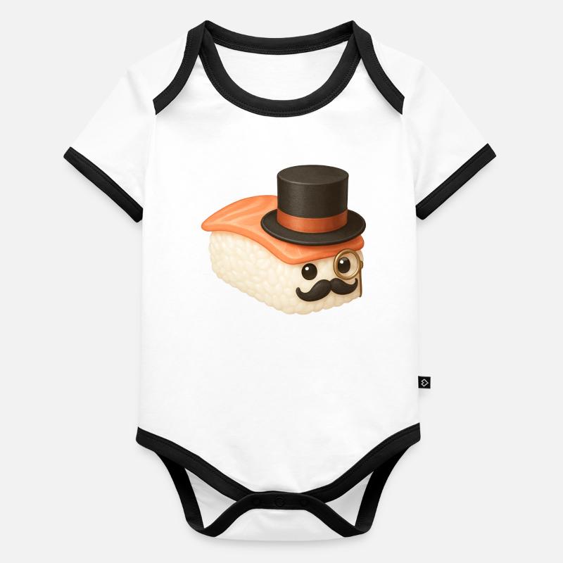 Nigiri Noble Organic Baby Contrasting Bodysuit