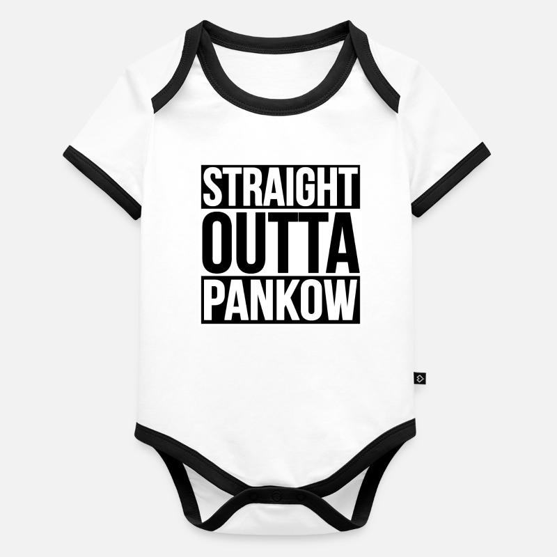 Tout droit sorti de Pankow BERLIN Body Bébé bio contrasté manches courtes