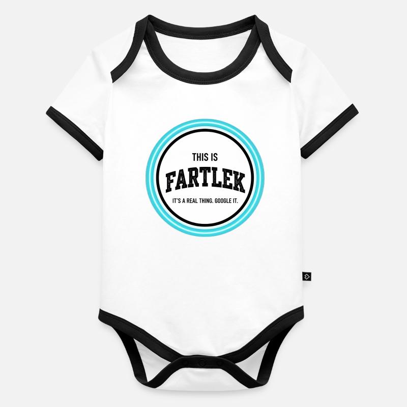 1_4 Organic Baby Contrasting Bodysuit
