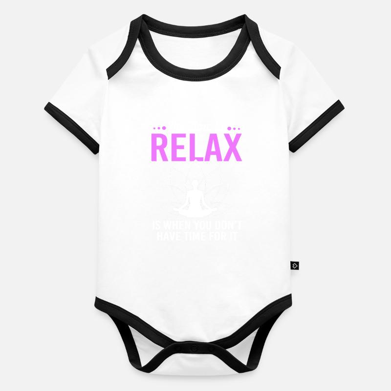 Buddhism Buddhist Buddha Zen Meditation Namaste Organic Baby Contrasting Bodysuit